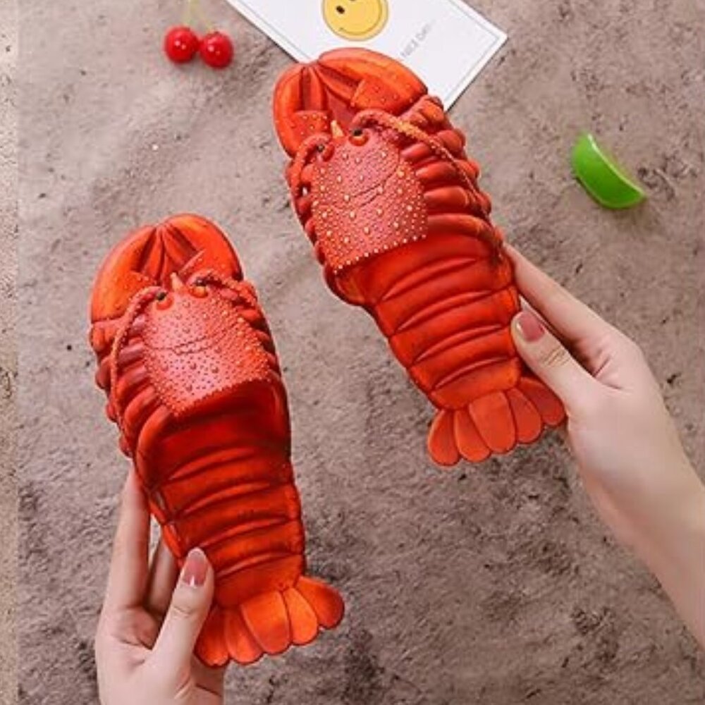 Lobster woman's slippers